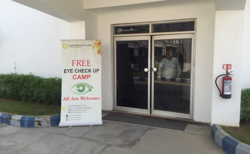 Free Eye Camp at Sara Sae, Selaqui Industrial Area