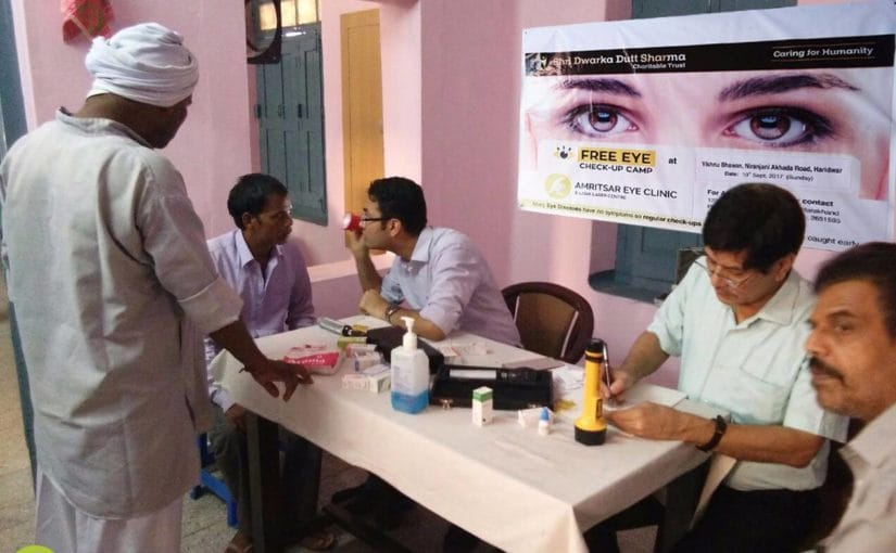 Free Screening Camp at Vishnu Bhawan, Haridwar