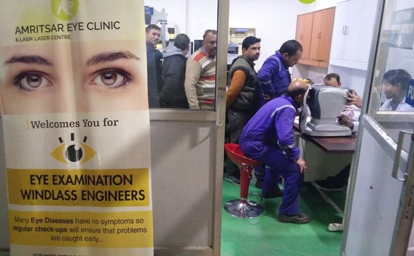 EYE EXAMINATION AT WINDLASS ENGINEERS