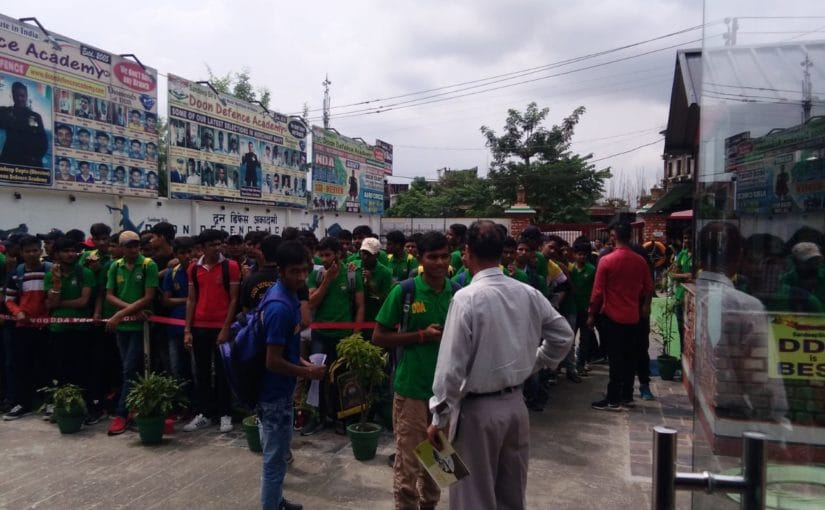 FREE EYE SCREENING AT DOON DEFENCE ACADEMY D.DUN ON 05/09/19